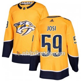 Nashville Predators Trikot Roman Josi 59 Adidas 2017-2018 Gold Authentic - Herren